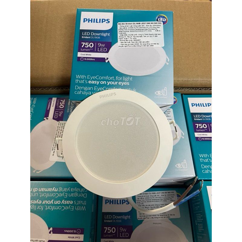 Đèn âm trần 9W khoét lỗ 90mm . Mua bán Đèn tại Quận 4 Tp Hồ Chí Minh được đăng bởi Lights Home hình 1