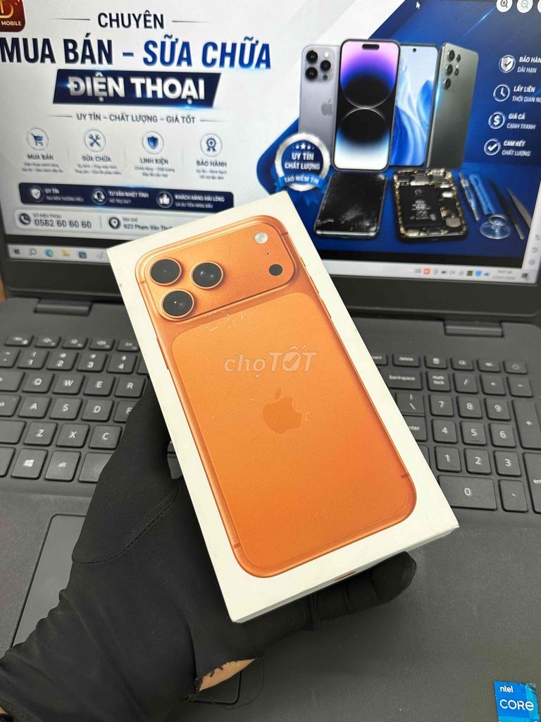 iPhone 17 Pro Max 256GB Orange MÁY QUỐC TẾ MỸ. Mua bán Điện thoại tại Thành phố Biên Hòa Đồng Nai được đăng bởi DT MOBILE BIÊN HOÀ hình 1