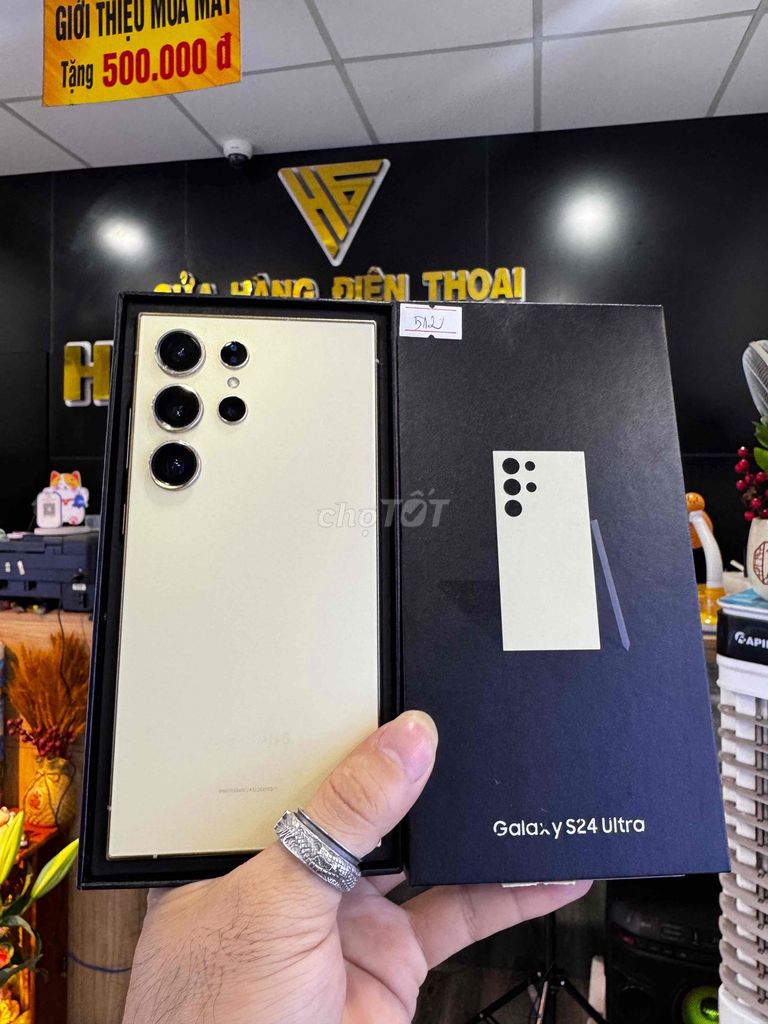 Samsung S24 Ultra 5G 12G/512G fullbox. Mua bán Điện thoại tại Thành phố Bến Tre Bến Tre được đăng bởi HươngGiangmobile hình 1