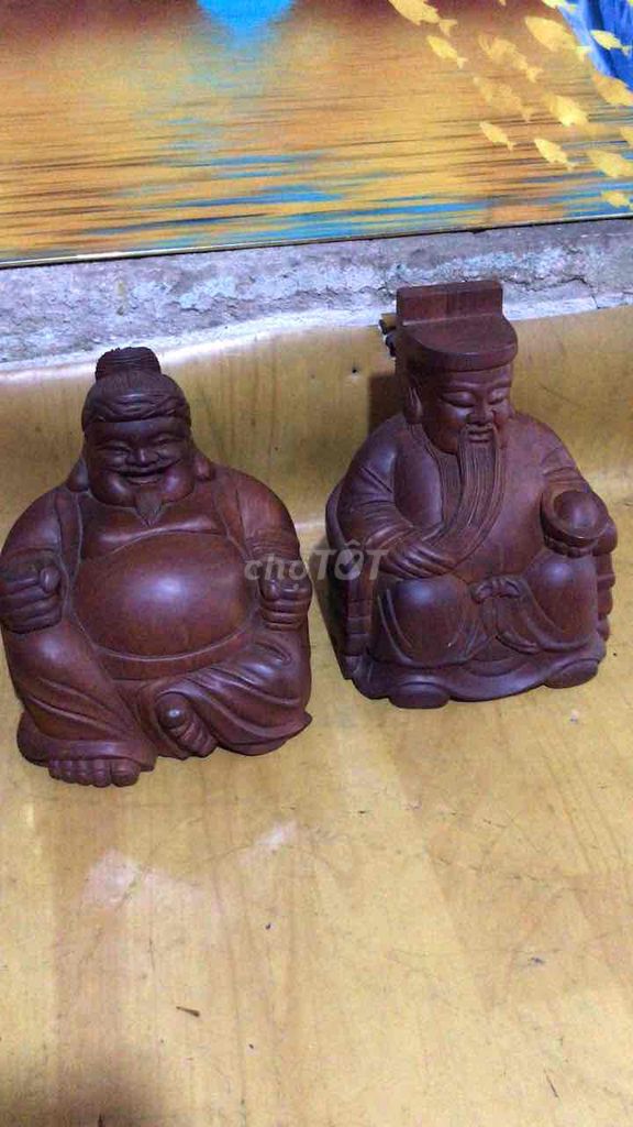 Bán 2 ông tượng bằng gỗ tốt cao  23 và 20 cm. Mua bán Cây cảnh, đồ trang trí tại Quận Gò Vấp Tp Hồ Chí Minh được đăng bởi Phùng Cường hình 1