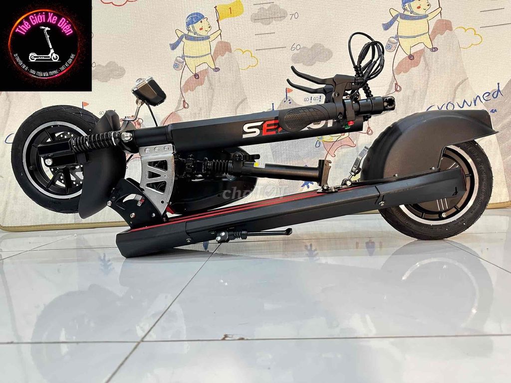 Scooter điện gấp gọn Sealup Q8 36V400W 10.4Ah. Mua bán Xe điện tại Thành phố Thủ Đức Tp Hồ Chí Minh được đăng bởi Vinh hình 2