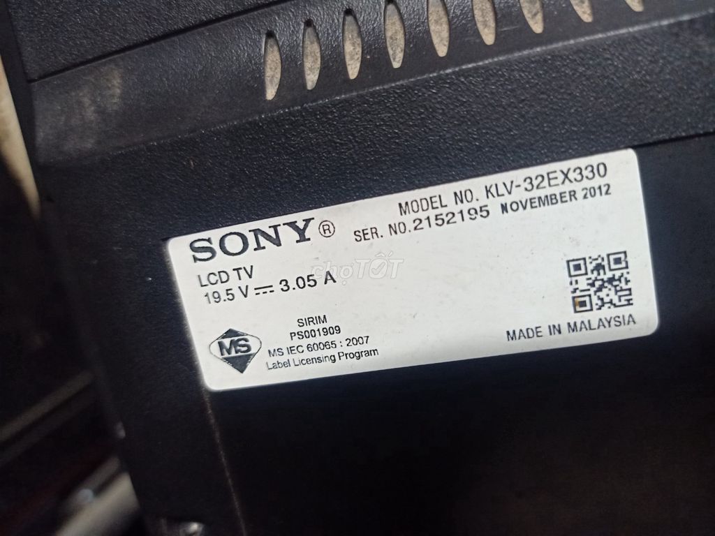 0898001239 - Tivi Led Sony KLV – 32EX330 Màu Sáng Đẹp