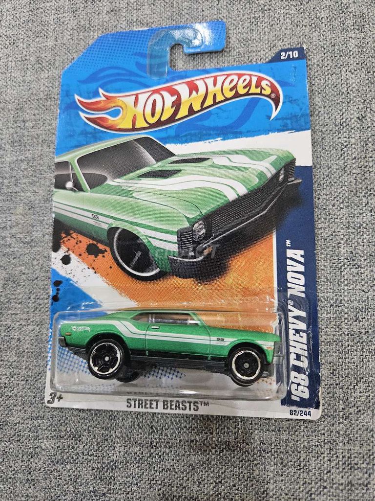 Xe mô hình Hot Wheels 68 Chevy Nova. Mua bán Sở thích khác tại Huyện Đan Phượng Hà Nội được đăng bởi Teddy hình 1