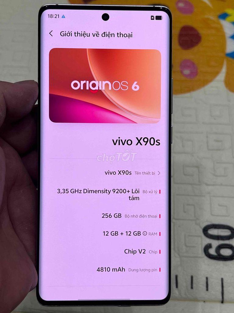 Vivo X90s 12/256GB Trắng. Mua bán Điện thoại tại Quận Hoàng Mai Hà Nội được đăng bởi Nguyennoi hình 1
