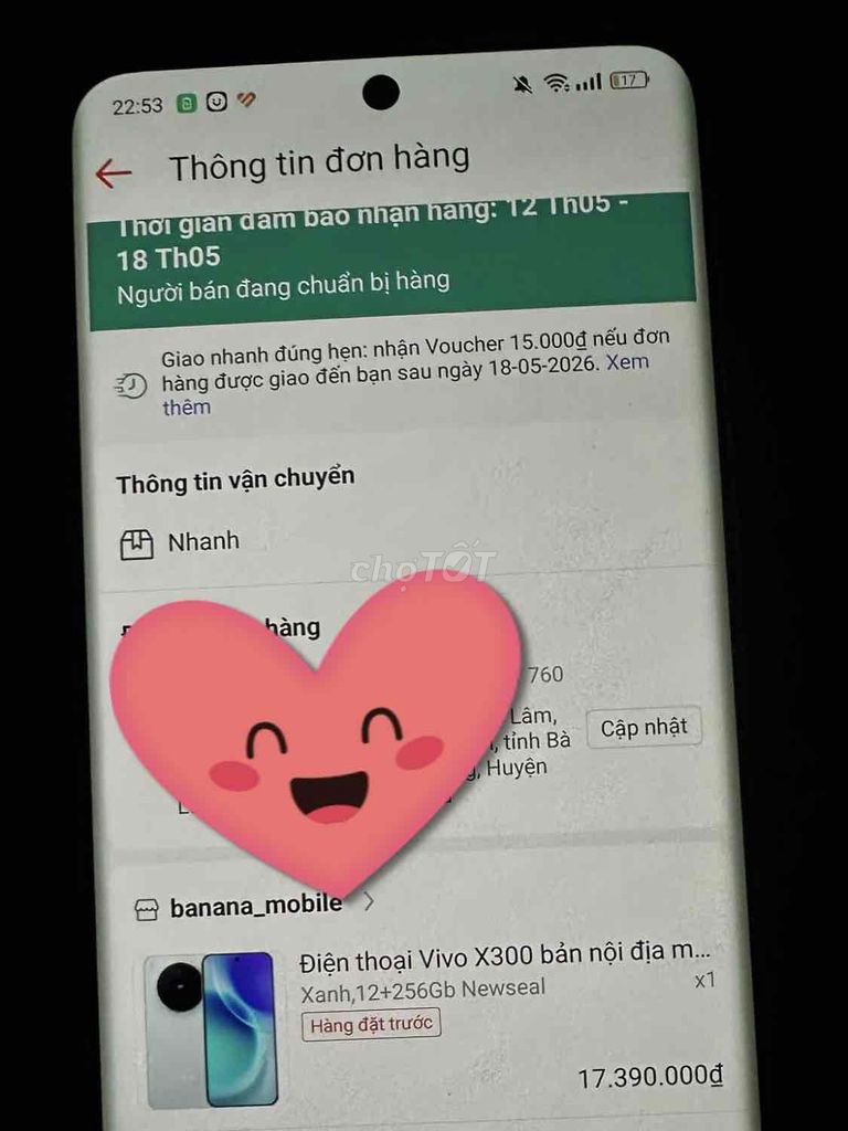 Vivo X300 256GB Xanh Mới 100%. Mua bán Điện thoại tại Huyện Long Điền Bà Rịa - Vũng Tàu được đăng bởi Thế Ngọc hình 1