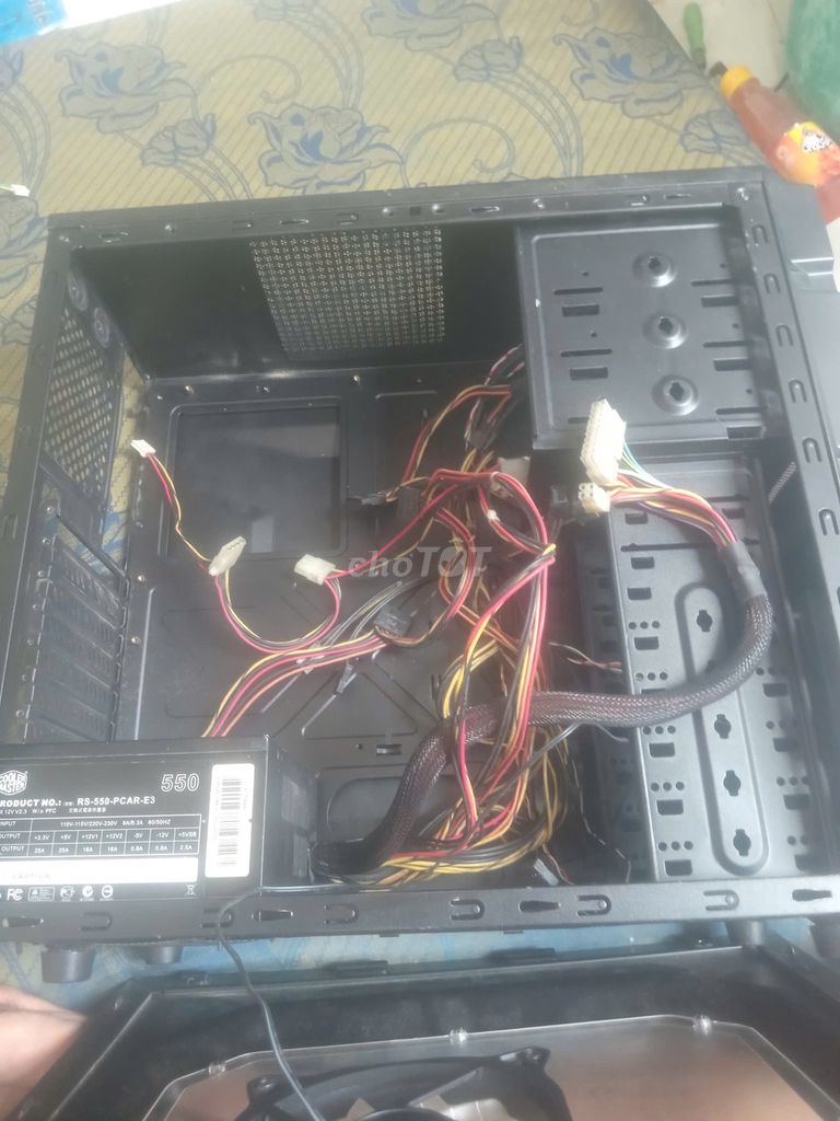 Vỏ máy tính Cooler Master Đen kèm nguồn 550w 2 ổ c. Mua bán Linh kiện (RAM, Card...) tại Quận 4 Tp Hồ Chí Minh được đăng bởi HQ BUILD PC hình 1