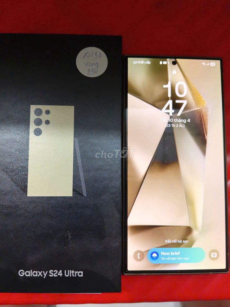 Samsung S24 Ultra 12GB/256GB Vàng Như mới. Mua bán Điện thoại tại Quận 12 Tp Hồ Chí Minh được đăng bởi TRỌNG MINH hình 1