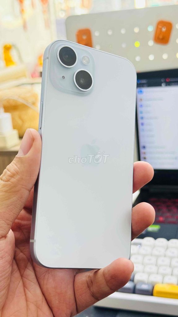 Apple iPhone 15 256GB Xanh dương Đã sử dụng. Mua bán Điện thoại tại Thành phố Biên Hòa Đồng Nai được đăng bởi Phúc hình 1