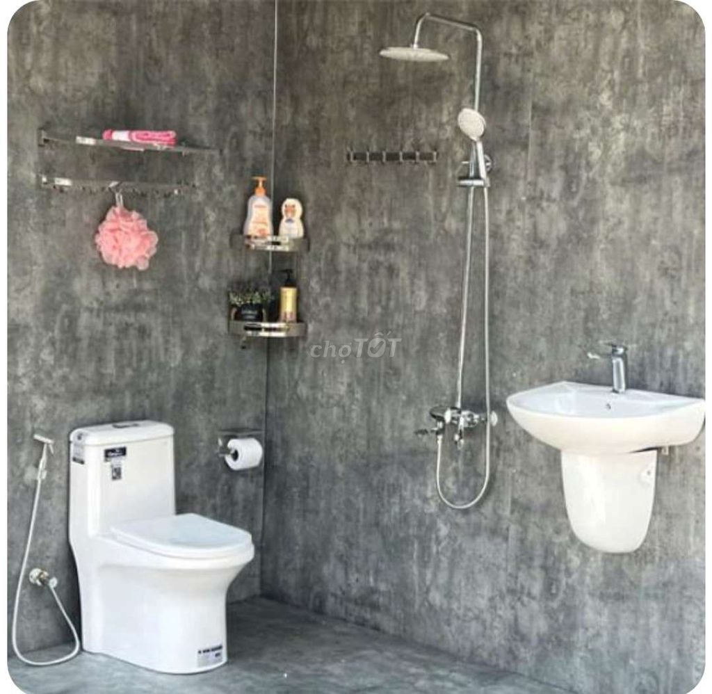 Combo thiết bị vệ sinh 068 Đồng thau Trắng, Bạc. Mua bán Thiết bị vệ sinh, nhà tắm tại Quận Bình Tân Tp Hồ Chí Minh được đăng bởi NiNa SHOP hình 1
