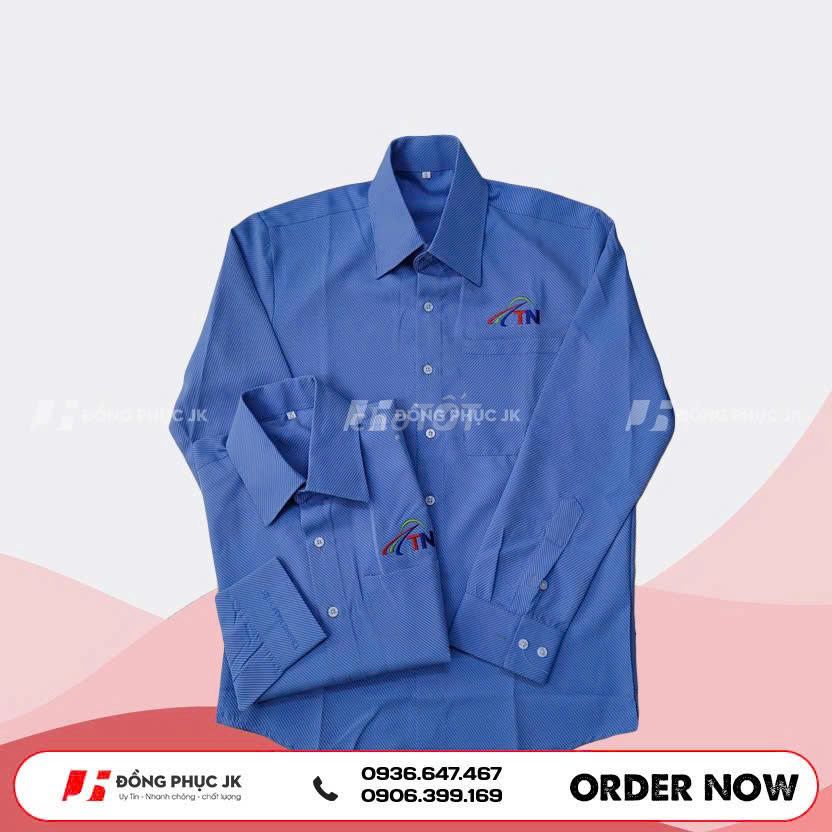 Áo Sơ Mi Logo Thêu – Ghi Điểm Trong Mắt Khách Hàng. Mua bán Quần áo tại Quận Tân Phú Tp Hồ Chí Minh được đăng bởi Đồng Phục JK hình 1