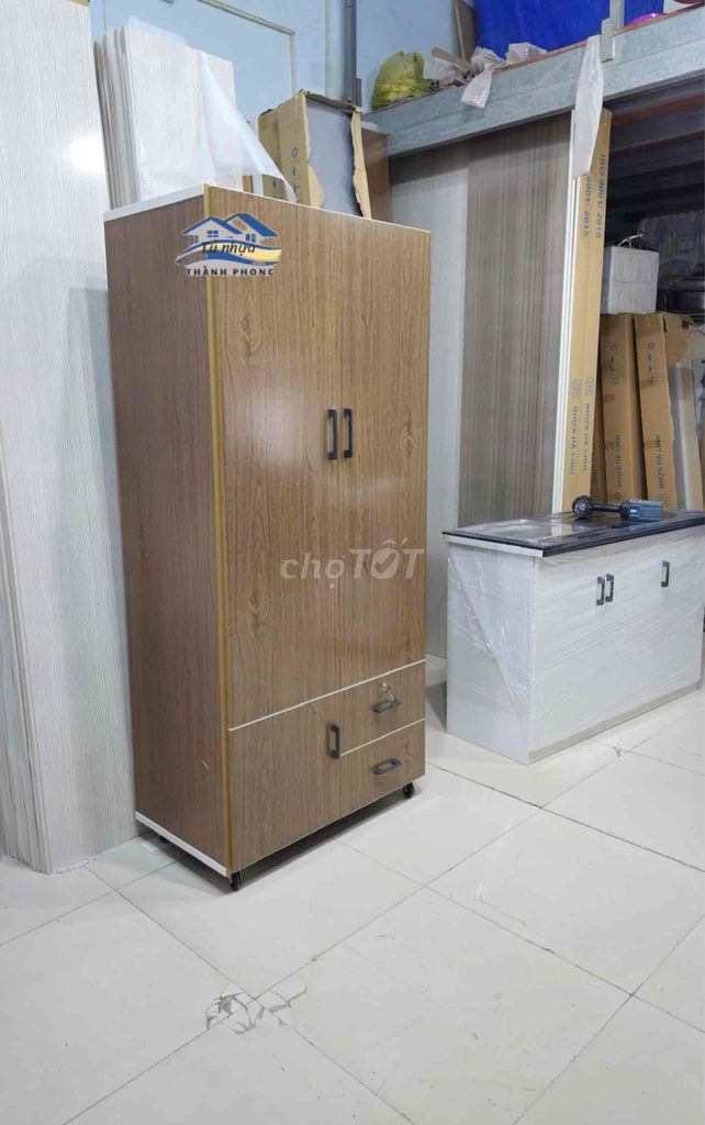 Tủ quần áo // tủ nhựa đài loan 2 cánh. Mua bán Tủ, kệ gia đình tại Thành phố Thủ Đức Tp Hồ Chí Minh được đăng bởi Ngọc Lan hình 1