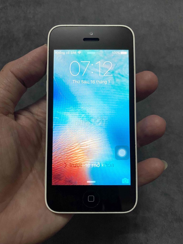 iP5C QT 8g ios9 trượt mở khoá đẹp như mới. Mua bán Điện thoại tại Quận 3 Tp Hồ Chí Minh được đăng bởi Việt Seven hình 1