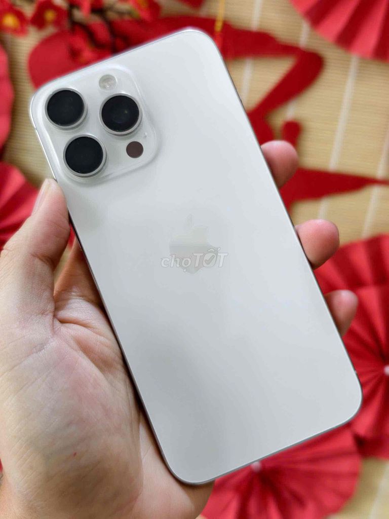 Apple iPhone 15 Pro Max 512GB Trắng. Mua bán Điện thoại tại Quận Phú Nhuận Tp Hồ Chí Minh được đăng bởi trương thành đạt hình 1