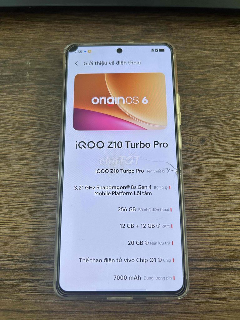 iQOO Z10 Turbo Pro 256GB Đã qua sử dụng. Mua bán Điện thoại tại Thành phố Thuận An Bình Dương được đăng bởi Nguyễn đan hình 1