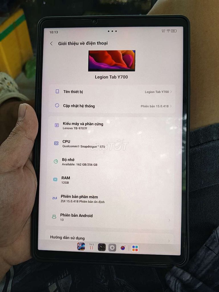Lenovo Legion Tab Y700 12GB/256GB Xám ( kèm bút ). Mua bán Máy tính bảng tại Huyện Bắc Tân Uyên Bình Dương được đăng bởi Tiệm Sang Tay hình 1