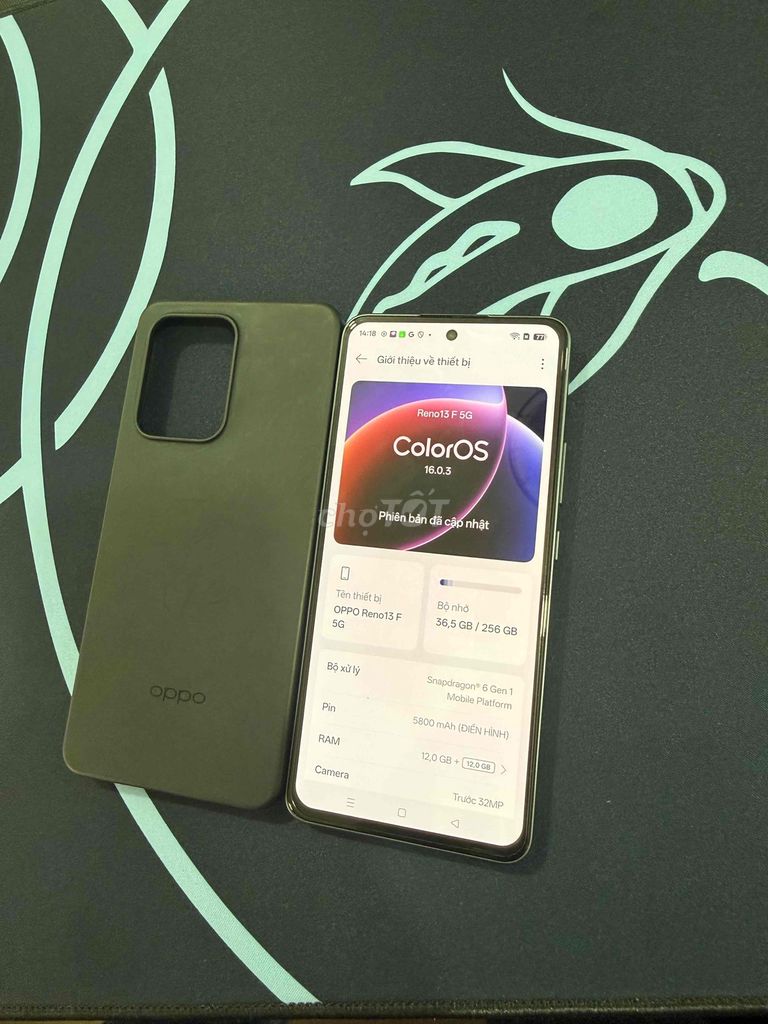 Oppo Reno 13F 5G 256GB Xám 99%. Mua bán Điện thoại tại Thành phố Thủ Đức Tp Hồ Chí Minh được đăng bởi đỗ huy hình 1