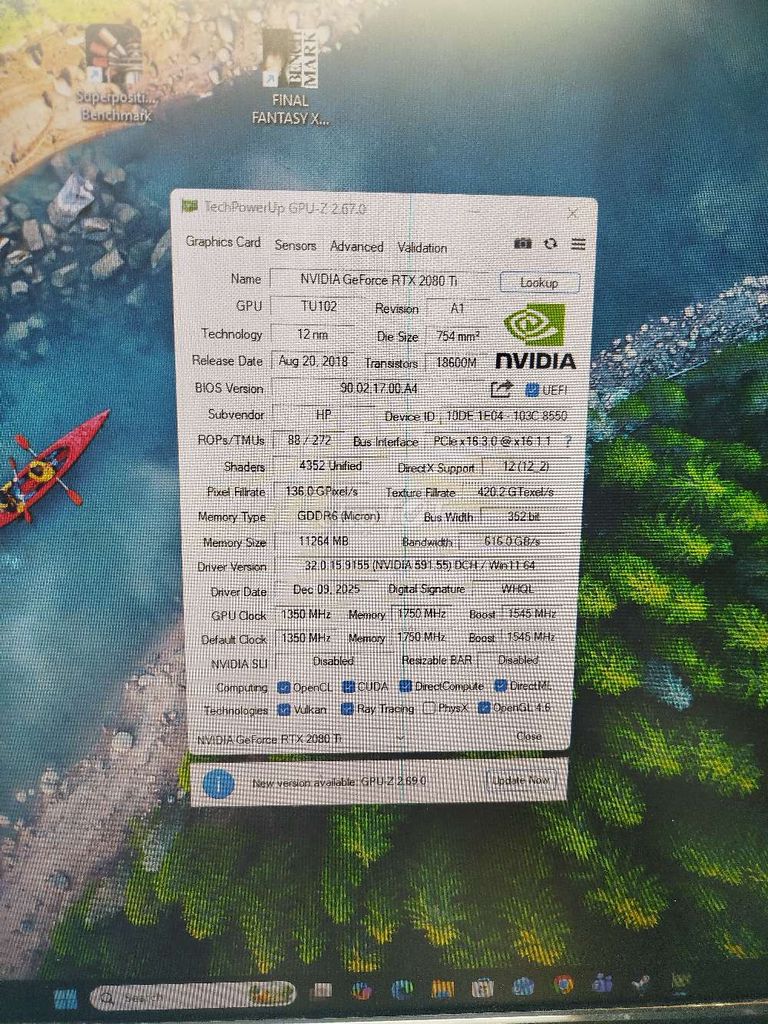 Card đồ họa NVIDIA GeForce RTX 2080 Ti. Mua bán Linh kiện (RAM, Card...) tại Huyện Hóc Môn Tp Hồ Chí Minh được đăng bởi Trần Văn Nghị hình 1