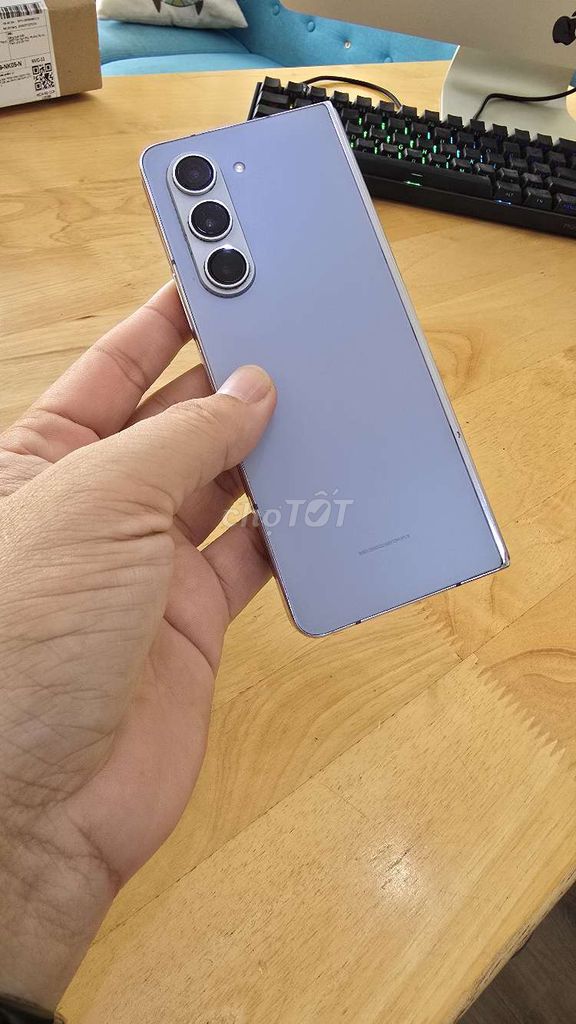 Samsung Z Fold 5 256GB Tím. Mua bán Điện thoại tại Quận Ninh Kiều Cần Thơ được đăng bởi hiển mobile hình 1