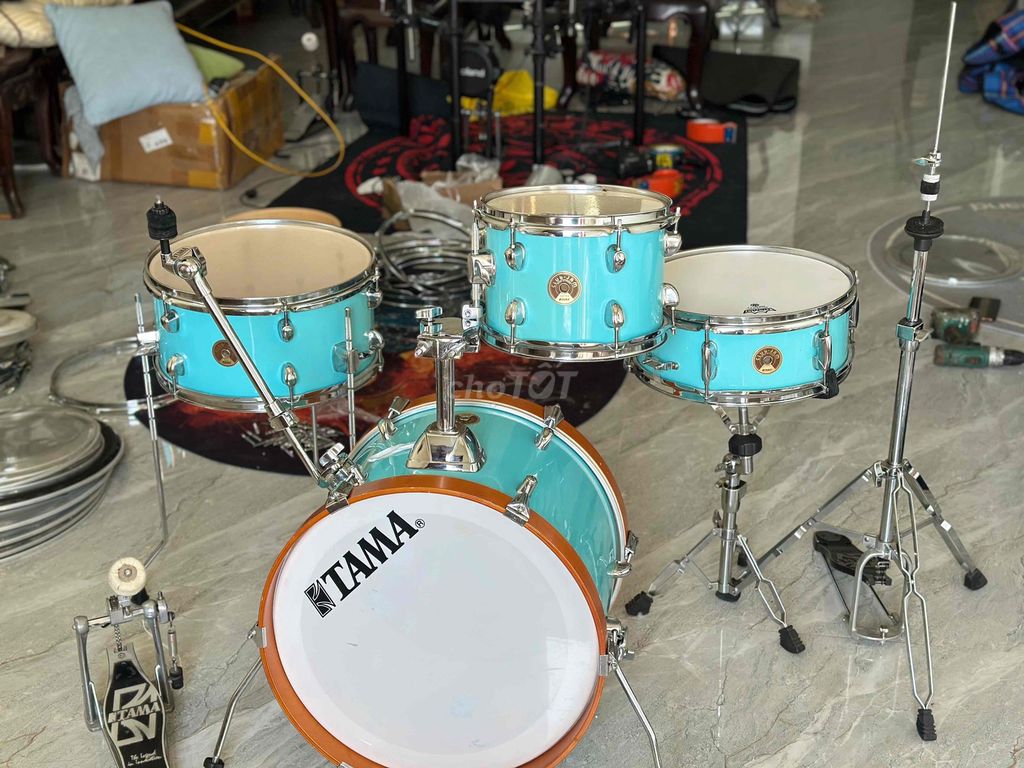 Bộ trống Tama Club Jam Xanh ngọc. Mua bán Nhạc cụ tại Huyện Hải Hậu Nam Định được đăng bởi Nguyễn Hội hình 1
