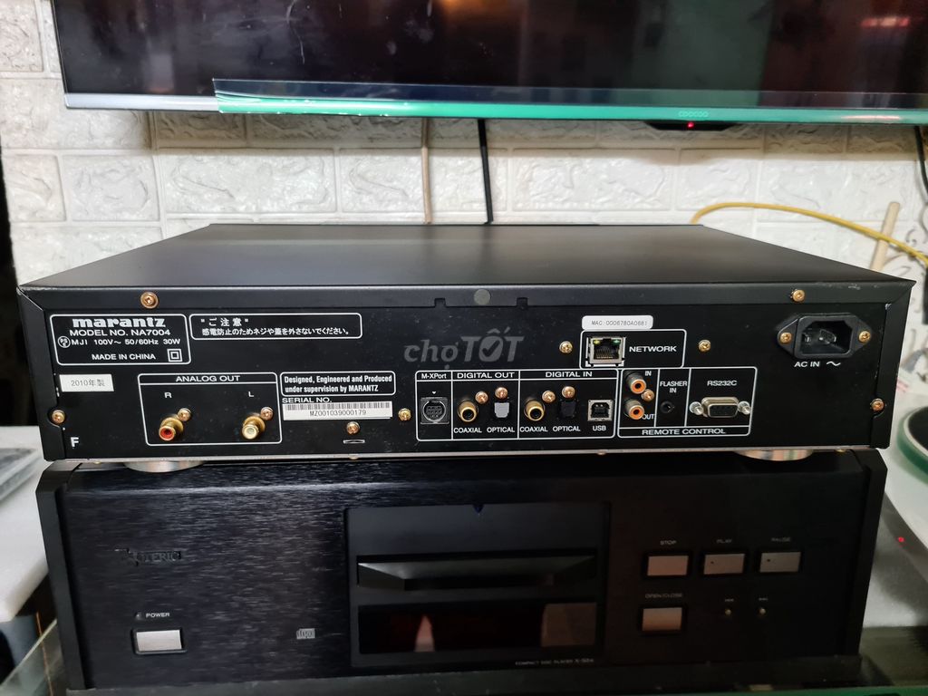 DAC Marantz NA-7004 đấu giá 100v như mới remote