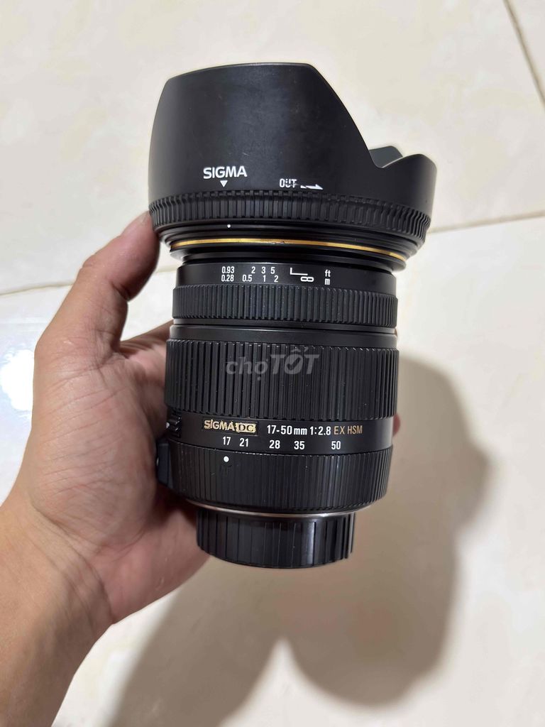 Ống kính Sigma DC 17-50mm f/2.8. Mua bán Máy ảnh, Máy quay tại Huyện Xuân Lộc Đồng Nai được đăng bởi Ngọc hình 1