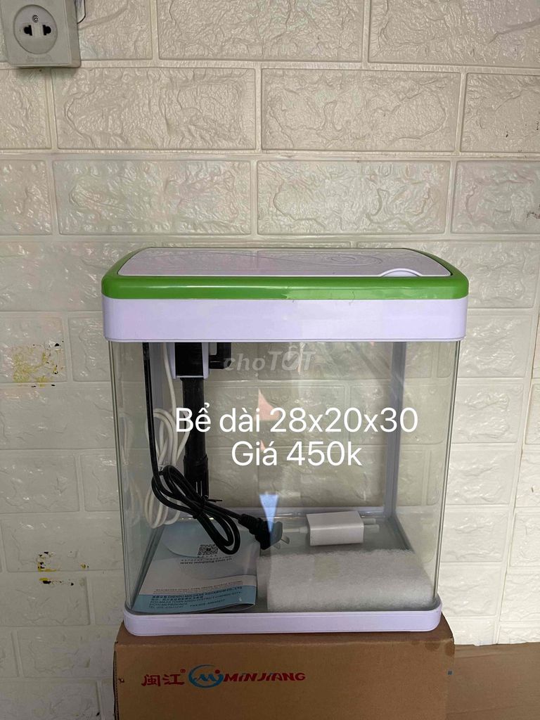 Bể cá cảnh Minjiang Kính. Mua bán Phụ kiện, Thức ăn, Dịch vụ tại Quận Hoàn Kiếm Hà Nội được đăng bởi nguyên ngoc long hình 1