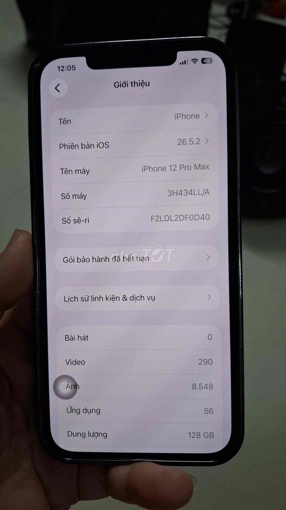 iPhone 12 Pro Max 128GB - bán máy đang dùng. Mua bán Điện thoại tại Quận 10 Tp Hồ Chí Minh được đăng bởi hằng hình 1