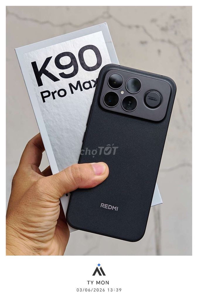 Xiaomi Redmi K90 Pro Max 256GB Đen. Mua bán Điện thoại tại Quận 5 Tp Hồ Chí Minh được đăng bởi TY  MON MOBILE hình 1
