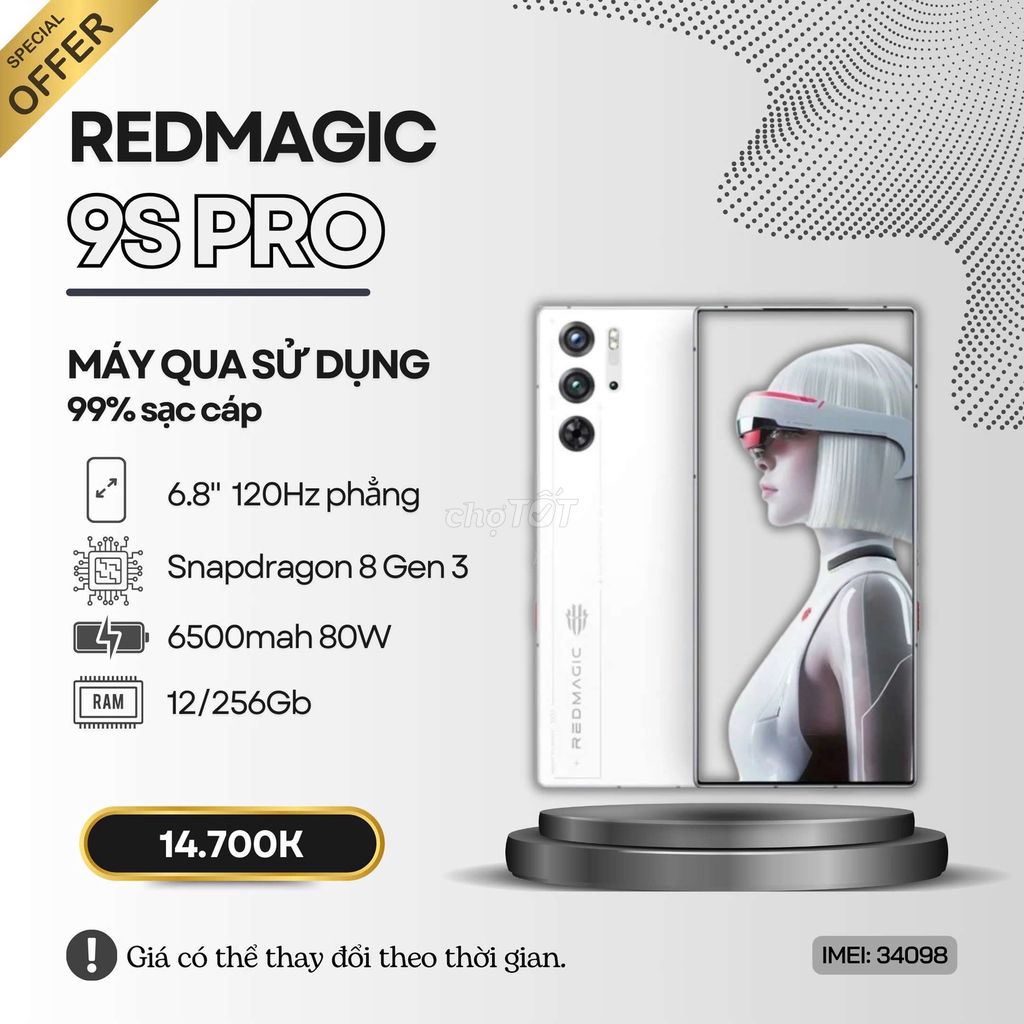 ⭐REDMAGIC 9S PRO 256GB