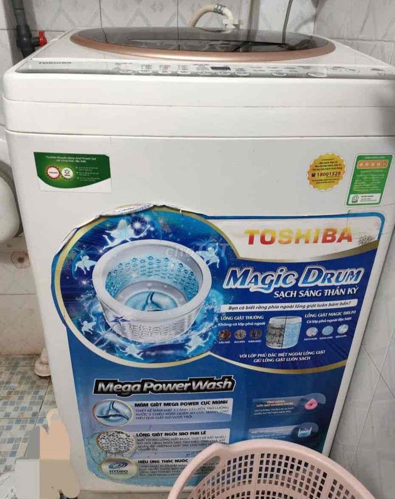 Máy giặt Toshiba 8.2kg cửa trên. Mua bán Máy giặt tại Quận Đống Đa Hà Nội được đăng bởi Ji Hong hình 1