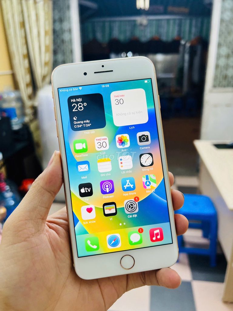 Apple iPhone 8 Plus 64GB Vàng Gold. Mua bán Điện thoại tại Quận Đống Đa Hà Nội được đăng bởi NHẬT LỆ CAMERA hình 1