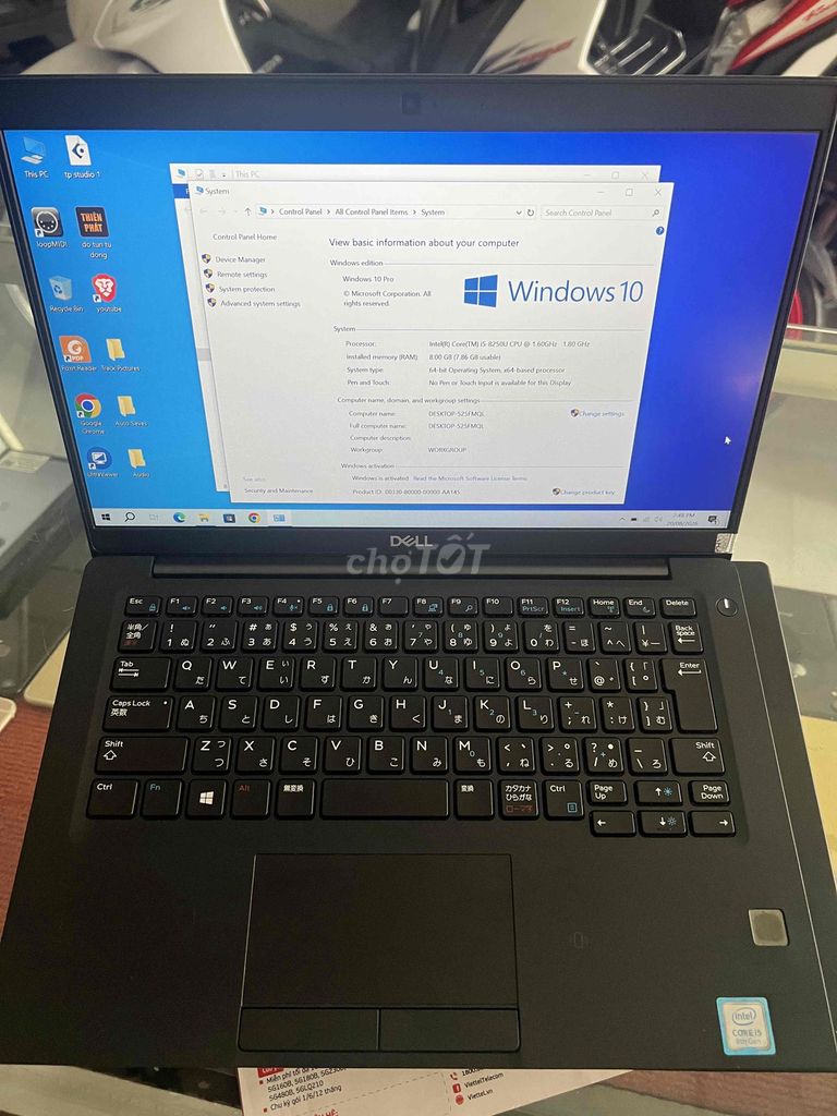 Dell Latitude 7390 i5-8350U 13.3 inch 8GB/256GB. Mua bán Laptop tại Thành phố Thuận An Bình Dương được đăng bởi Cầm Đồ Thịnh Phát hình 1