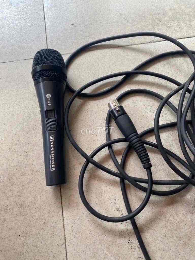 Microphone Sennheiser e835 S màu đen. Mua bán Tivi, Âm thanh tại Quận 3 Tp Hồ Chí Minh được đăng bởi Phan Lân hình 1
