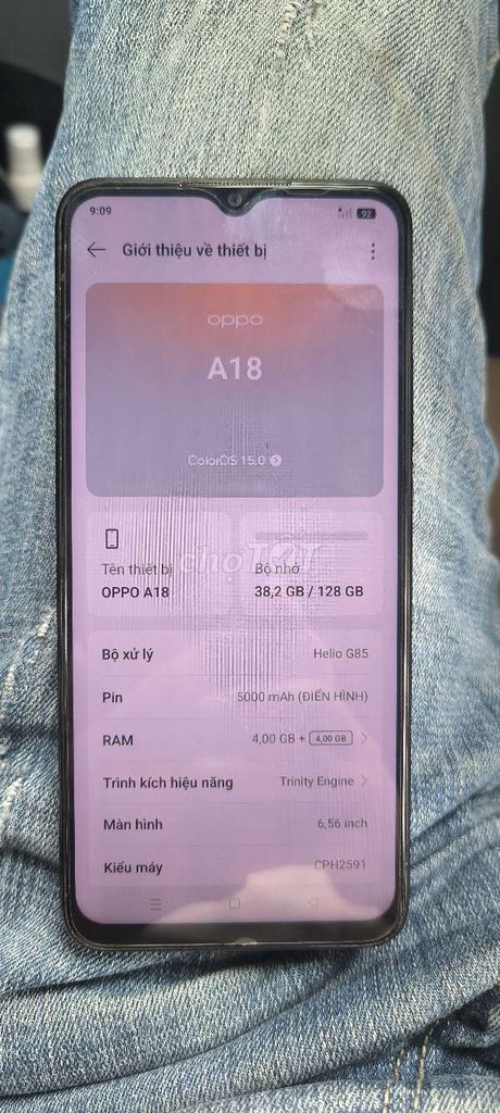 Oppo A18 128GB Đen. Mua bán Điện thoại tại Thị xã Mỹ Hào Hưng Yên được đăng bởi Cong Tu hình 1