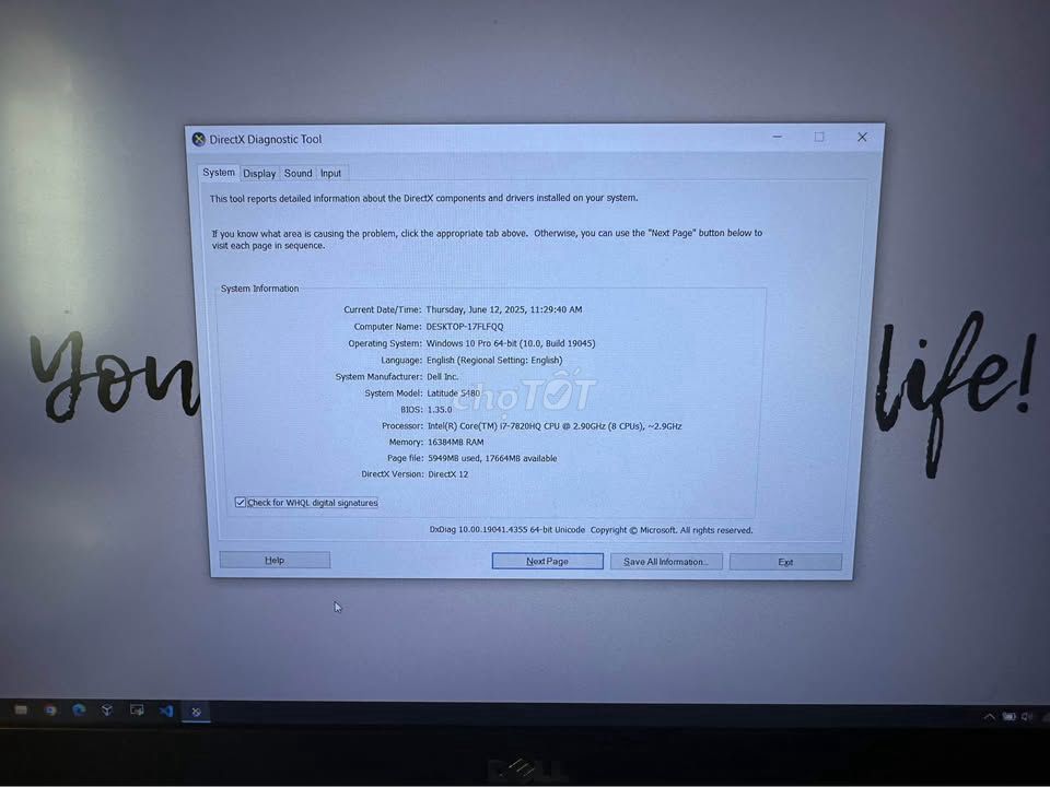 Laptop Dell Latitude 5480