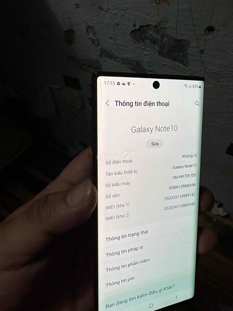 samsung note10 công ty 2 sim