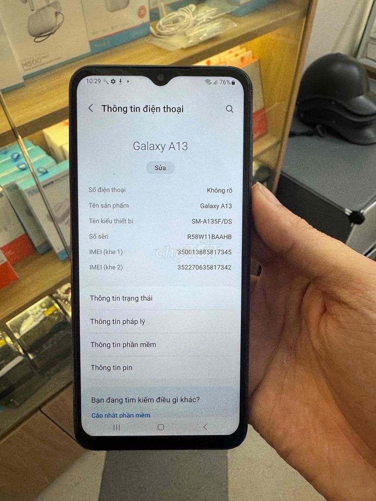 Samsung Galaxy A13 Đen. Mua bán Điện thoại tại Quận Hoàng Mai Hà Nội được đăng bởi trần hoàng hình 1