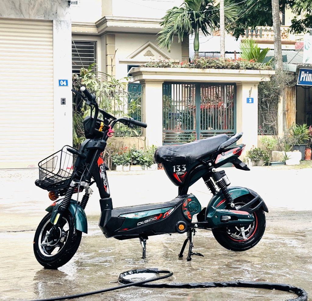 Xe đạp điện M133 màu xanh, ắc quy chì. Mua bán Xe điện tại Huyện Đông Anh Hà Nội được đăng bởi hoàng hình 2