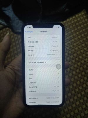 Iphone Xr 64g không dùng sim mất face. Mua bán Điện thoại tại Quận Hoàng Mai Hà Nội được đăng bởi Nqhuy