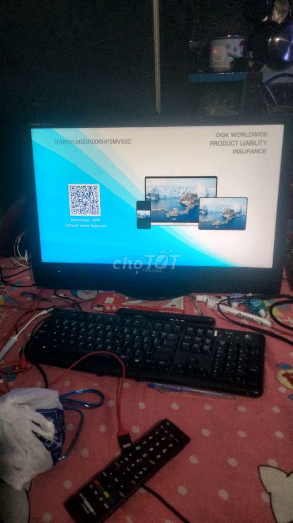 Tivi Toshiba 24 inch Đen. Mua bán Tivi, Âm thanh tại Quận Bình Thạnh Tp Hồ Chí Minh được đăng bởi trần thanh nhật hình 1
