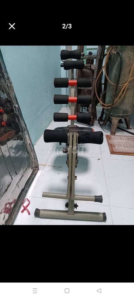 Ghế tập bụng Kim loại đệm mút Xám cam. Mua bán Đồ thể thao, Dã ngoại tại Quận Bình Tân Tp Hồ Chí Minh được đăng bởi dưỡng hình 1
