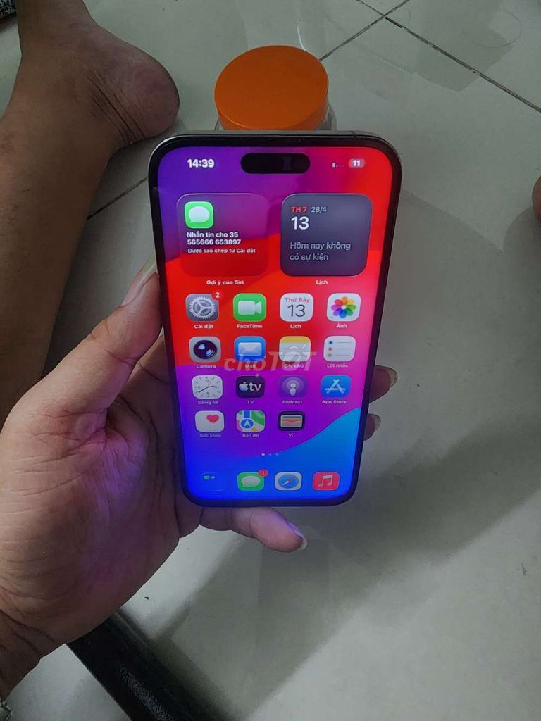 Apple iPhone 14 Pro Max 128GB VN/A truetone faceok. Mua bán Điện thoại tại Thành phố Thủ Đức Tp Hồ Chí Minh được đăng bởi binphone hình 1