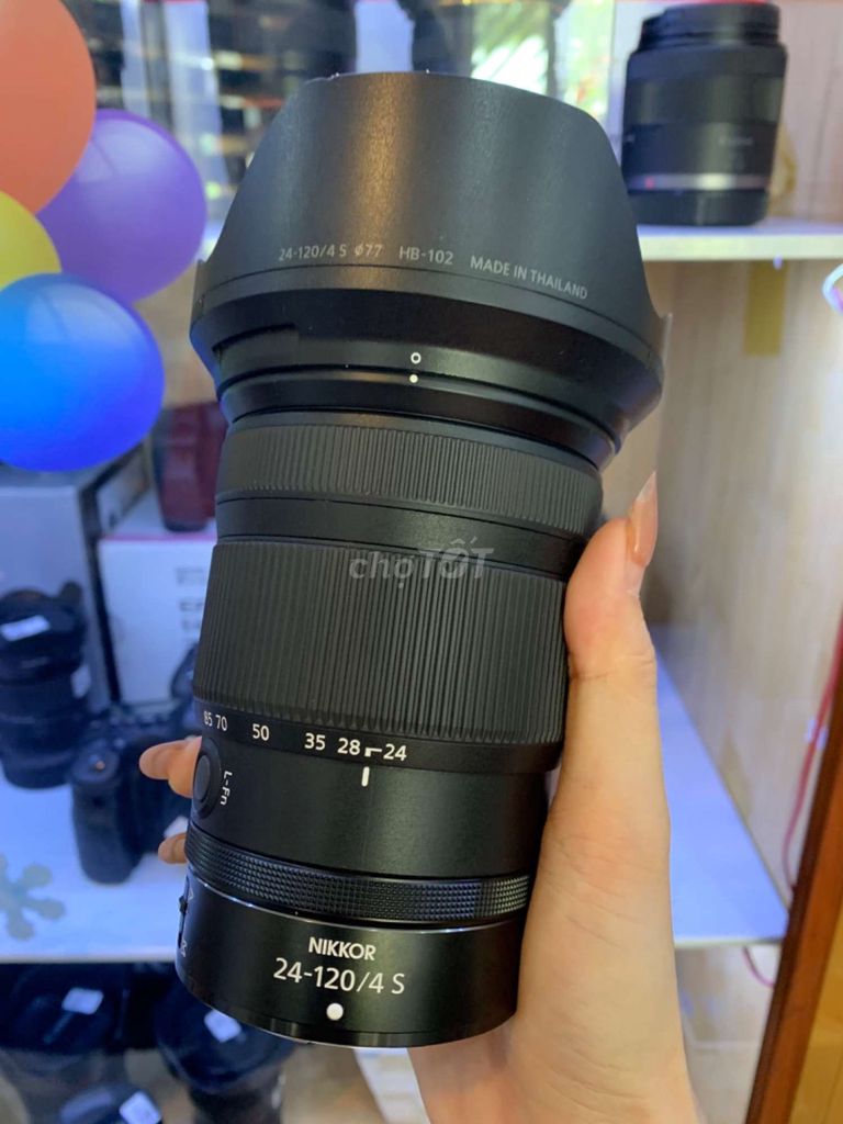 Ống kính Nikon 24-120 F4 S. Mua bán Máy ảnh, Máy quay tại Quận 1 Tp Hồ Chí Minh được đăng bởi Thanh Thanh hình 1