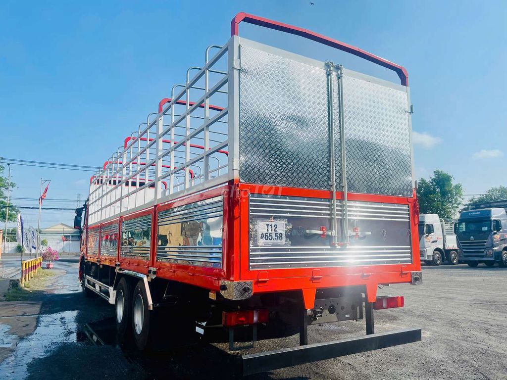 Xe tải Max 3 chân 14 tấn Khung mui 280hp.. Mua bán Xe tải, xe ben tại Thành phố Biên Hòa Đồng Nai được đăng bởi Howo vimid hình 10