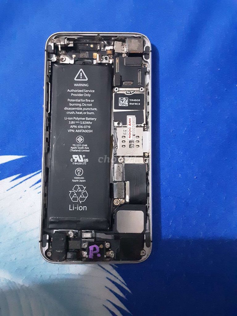 Apple iPhone 5S 16GB Bạc Đã dùng. Mua bán Điện thoại tại Huyện Kiên Lương Kiên Giang được đăng bởi Vinh hình 1