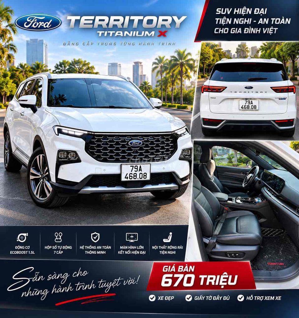 Ford Territory Titanium X, белый, 7-ступенчатый автомат
