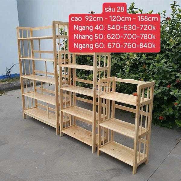 Kệ gỗ cao su. Mua bán Tủ, kệ gia đình tại Quận Cẩm Lệ Đà Nẵng được đăng bởi NỘI THẤT TRẦN DUNG  hình 1