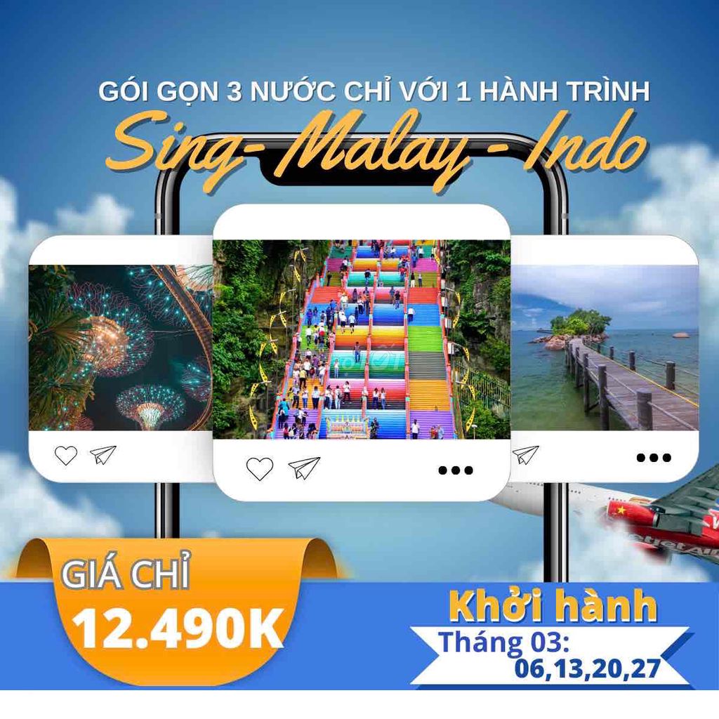 Tặng voucher 500k cho nhóm 3 khách trở lên