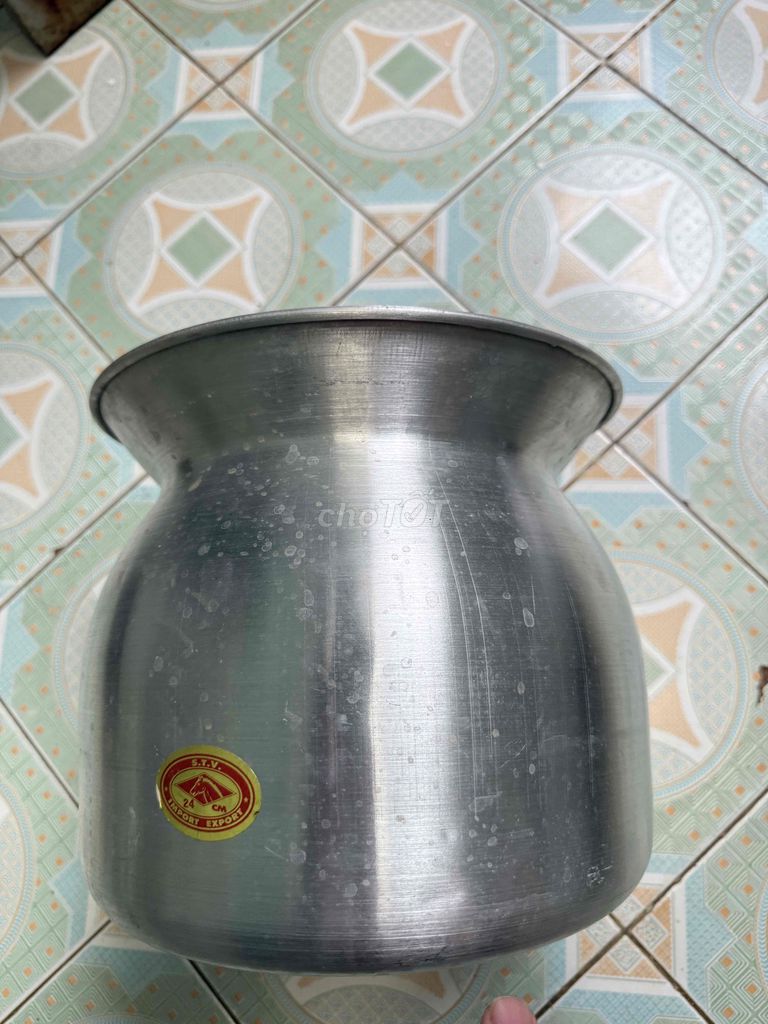 Chõ nấu xôi Nhôm Bạc 20cm. Mua bán Dụng cụ nhà bếp tại Thành phố Buôn Ma Thuột Đắk Lắk được đăng bởi Nguyen Phuoc hình 1