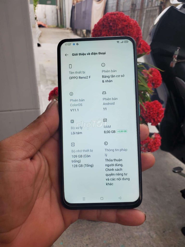 Reno 2f ram 8/128gb .hình thức .hơi còn lại ok ae